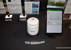 Deze Gea Guardian sensor van Apogee, kan je overal in je kas hangen.